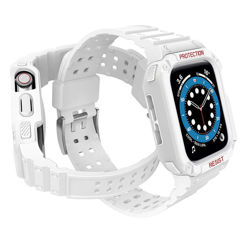 2 i 1 kontrastfarve TPU-rem og pc-urkasse til Apple Watch Series 7 45mm Watch Series 6 5 4 SE 44mm SE (2022) 44mm Series 3 2 1 42mm 2 i 1 kontrastfarve TPU-rem og pc-urkasse til Apple Watch Series 7 45mm Watch Series 6 5 4 SE 44mm SE (2022) 44mm Series 3 2 1 42mm